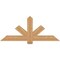 Ekena Millwork Kennewick Timber Gable Bracket, Western Red Cedar, 60"W x 25"H x 1 1/2"D x 5 1/2"F, 10/12 Pitch GBW060X25X0206KEN00SWR - alternate 1